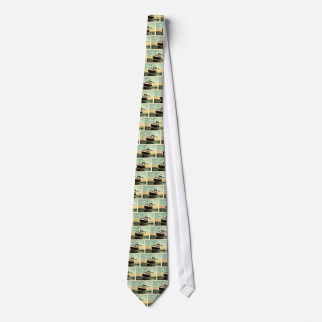 S.S. Alabama, Cleveland Put-In-Bay Route Tie (Front)