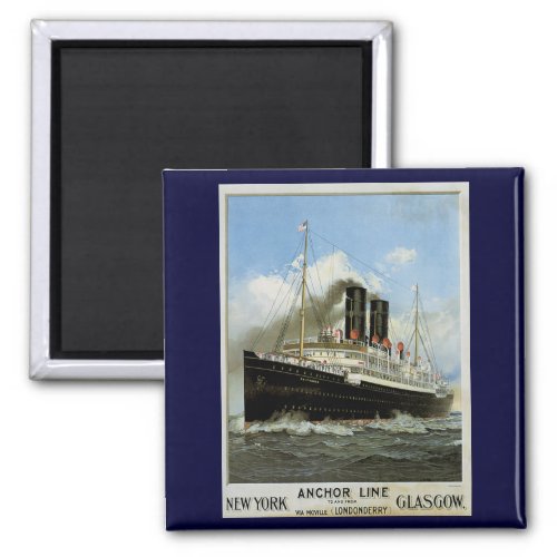 SS Caledonia _ New York to and from Glasgow Magnet