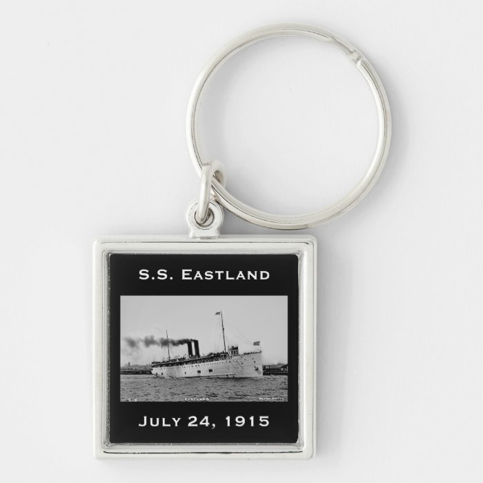 S.S. Eastland as photographed by Pesha Postcard Co Key Chain