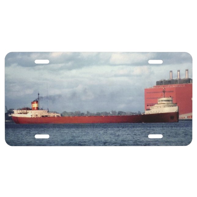 S.S. Edmund Fitzgerald License Plate (Front)