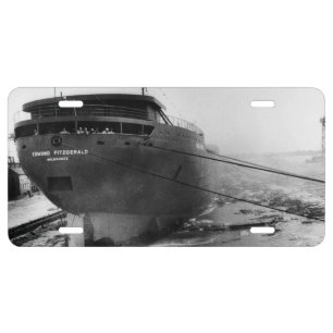 S.S. Edmund Fitzgerald License Plate