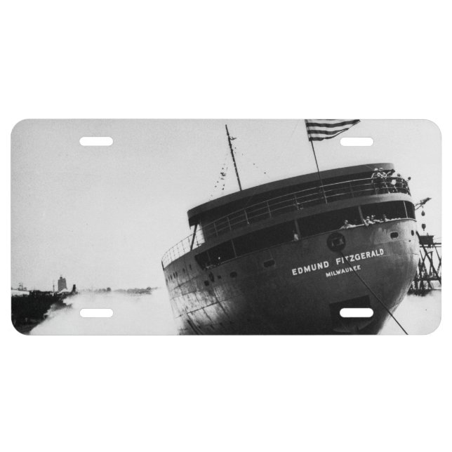 S.S. Edmund Fitzgerald License Plate (Front)