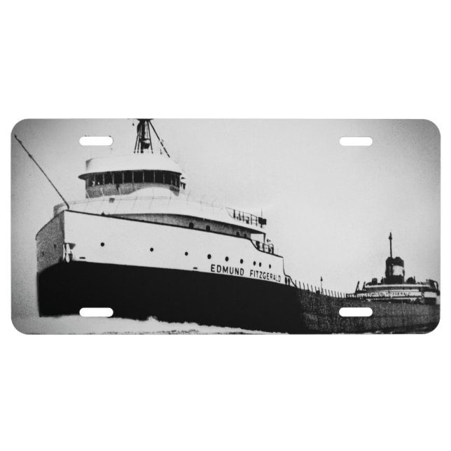 S.S. Edmund Fitzgerald License Plate (Front)