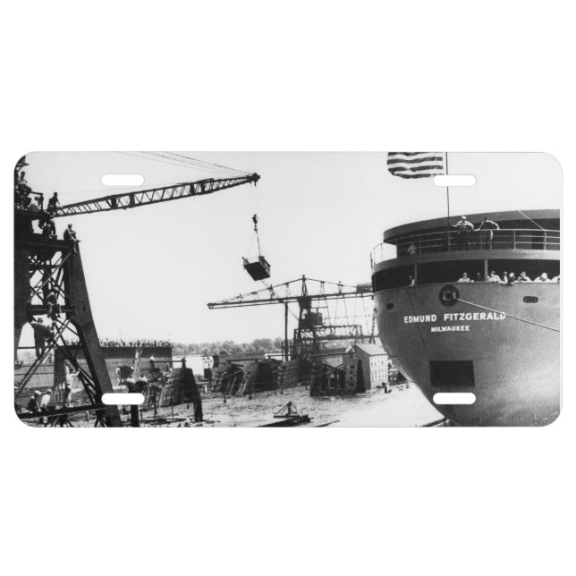S.S. Edmund Fitzgerald License Plate (Front)