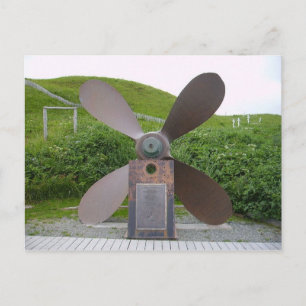 S. S. Northwestern Memorial, Unalaska, AK Announcement Postcard