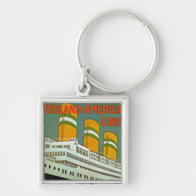 s.s. Statendam Keychain (Front)