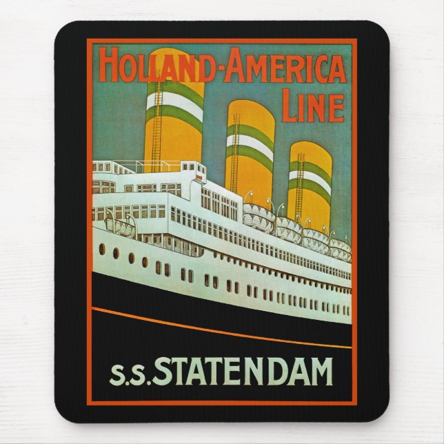 s.s. Statendam Mouse Pad (Front)