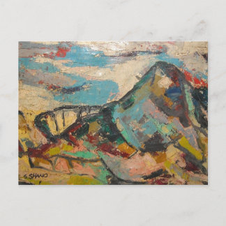 S Shano Color Mountain Postcard