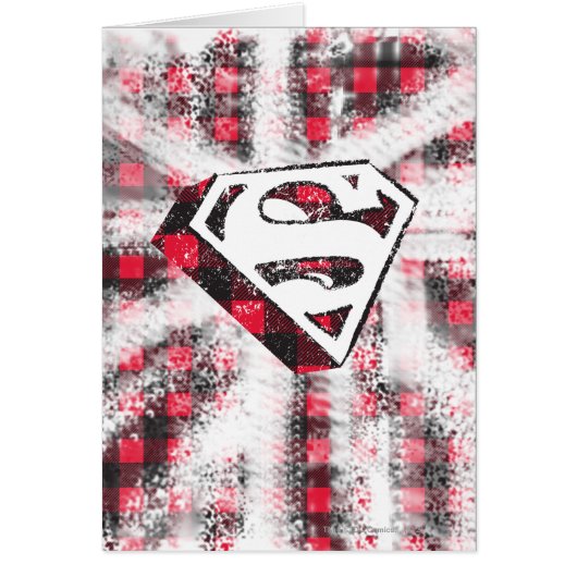 S-Shield Over Plaid Cards (Front)