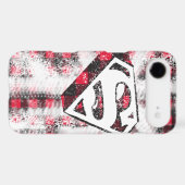 S-Shield Over Plaid Case-Mate iPhone Case (Back (Horizontal))