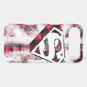 S-Shield Over Plaid Case-Mate iPhone Case (Back (Horizontal))