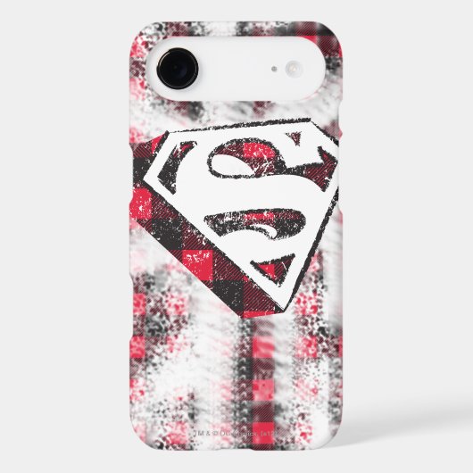 S-Shield Over Plaid Case-Mate iPhone Case (Back)