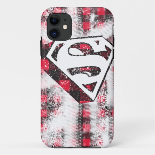 S_Shield Over Plaid iPhone 11 Case