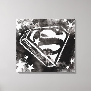 S-Shield With Stars Canvas Print