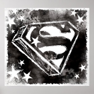 S-Shield With Stars Poster