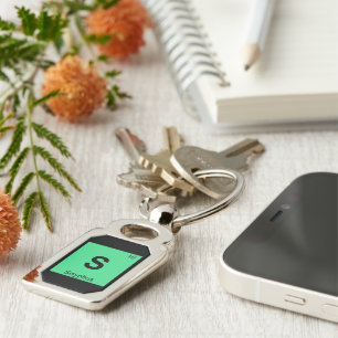 S - Sisyphus Greek Chemistry Periodic Table Symbol Keychain