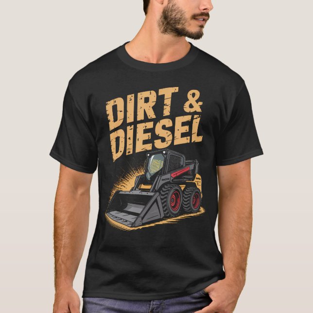 S Sr Loader Barnyard Vibes And Bobcat T-Shirt (Front)