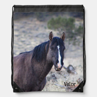 S Steens Stallions Tote Drawstring Bag