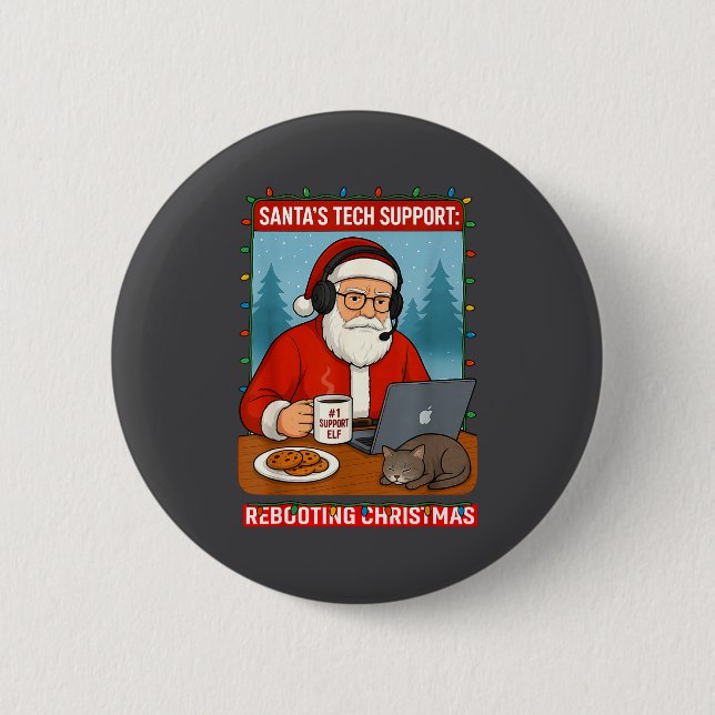 s Support Santa Tech Rebooting Laugh Button (Front)