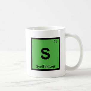 S - Synthesizer Music Chemistry Periodic Table Coffee Mug