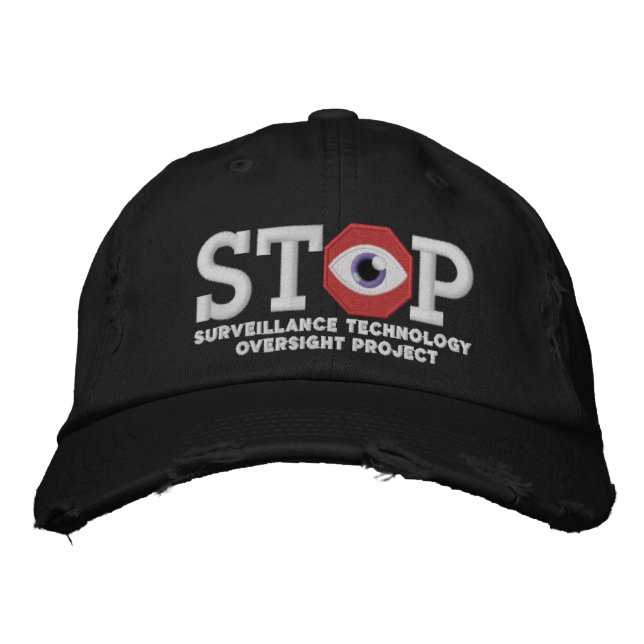 S.T.O.P. Logo Facial Recognition Hat - embroidered (Front)