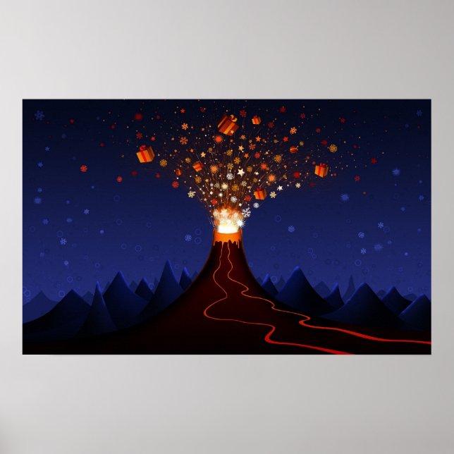 s_volcano-2560x1600 poster (Front)