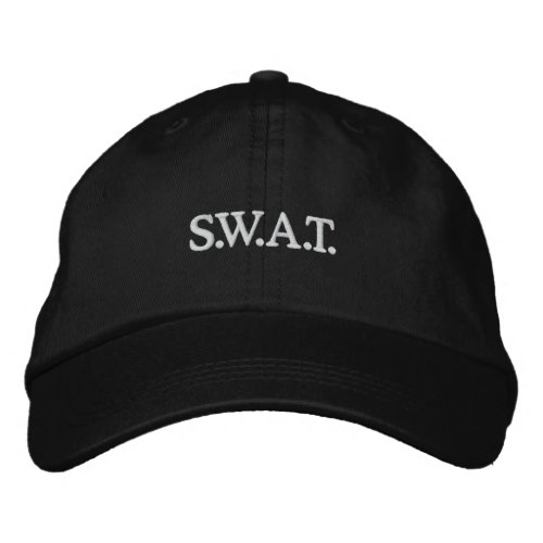 SWAT EMBROIDERED BASEBALL CAP