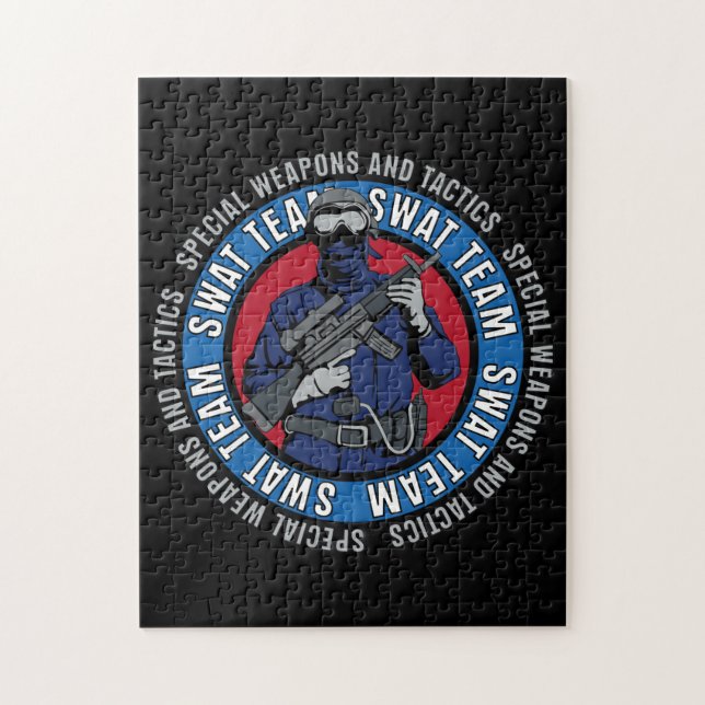 S.W.A.T. Team Jigsaw Puzzle (Vertical)