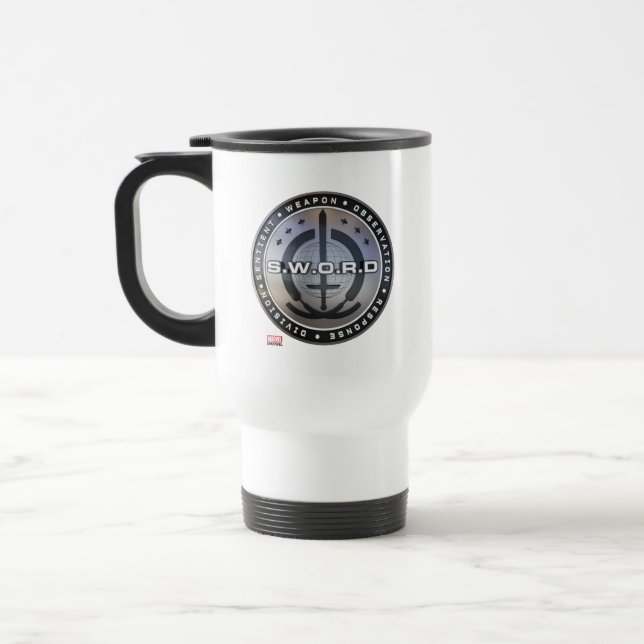 S.W.O.R.D. Emblem Travel Mug (Left)
