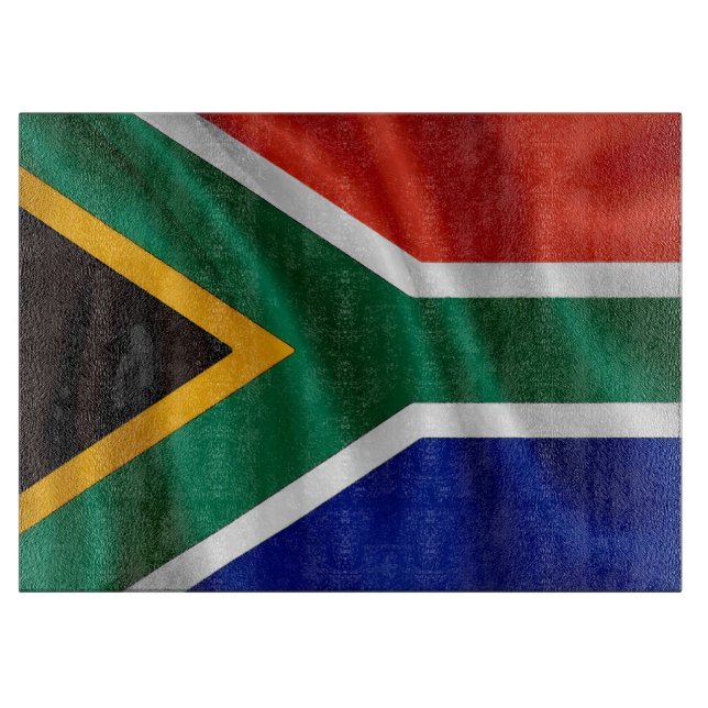 SA Flag Glass cutting board (Front)