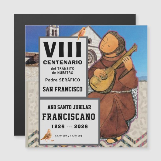 Sa Francisco de Assisi Glossy Poster (Front/Back)