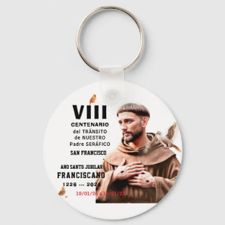 Sa  Francisco de Assisi Glossy Poster Keychain