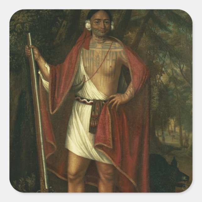 Sa Ga Yeath Qua Pieth Ton Square Sticker (Front)