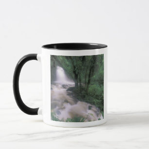 SA, Peru, S.H. Machu Picchu, Cascade and cloud Mug