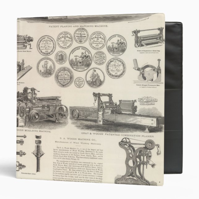 SA Woods Machine Company Binder (Front/Inside)