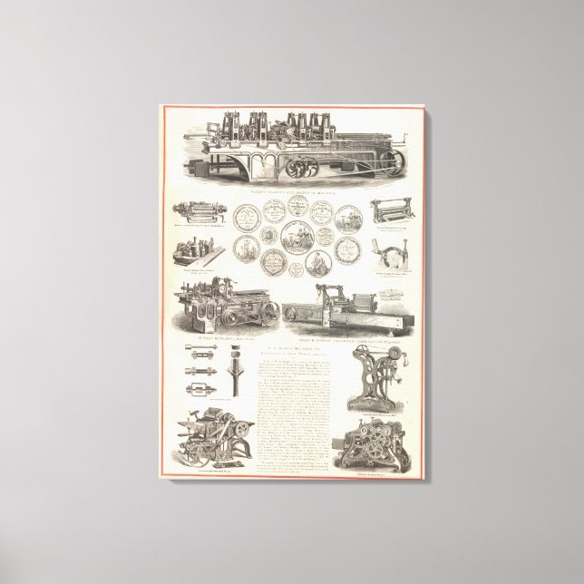 SA Woods Machine Company Canvas Print (Front)
