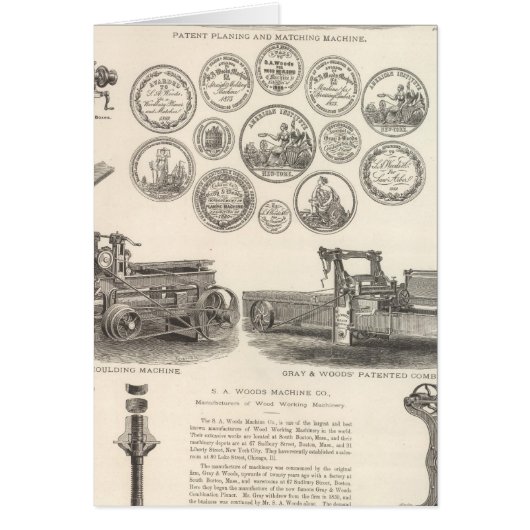 SA Woods Machine Company Cards (Front)