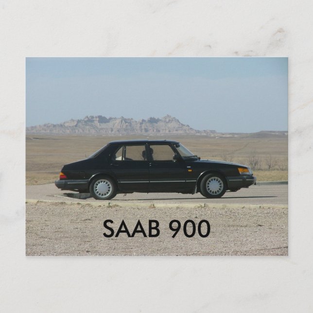 SAAB 900 POSTCARD (Front)