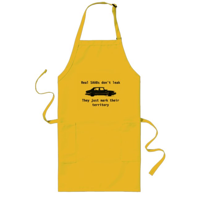 SAAB 900 T-Shirt Long Apron (Front)