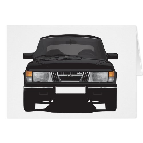 Saab 900 turbo black