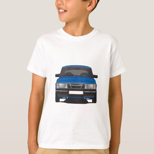 Saab 900 turbo blue T_Shirt