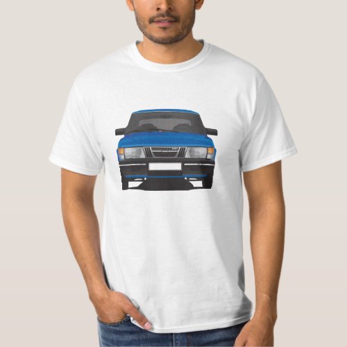 Saab 900 turbo blue T_Shirt