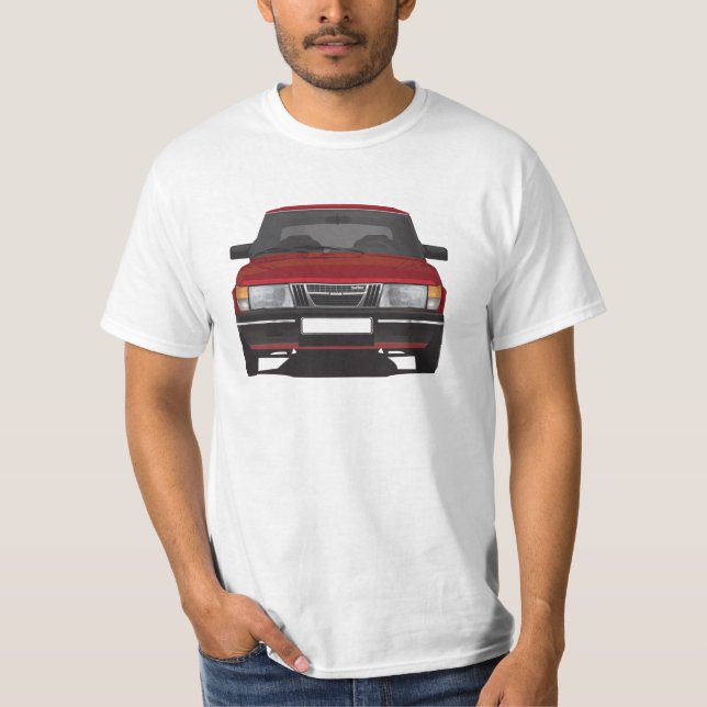 Saab 900 turbo (red) T-Shirt (Front)
