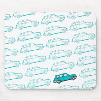 Saab 95 retro mousepad - aqua