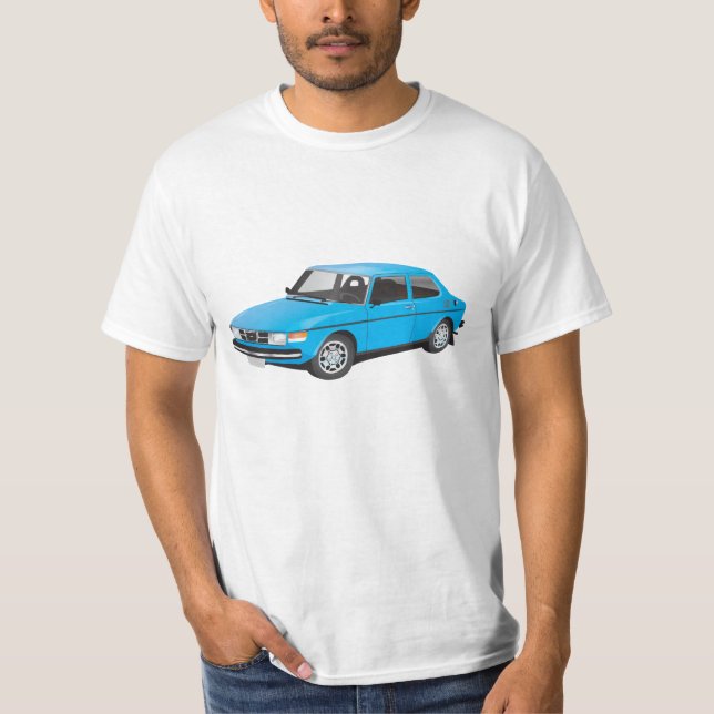 SAAB 99 blue T-Shirt (Front)