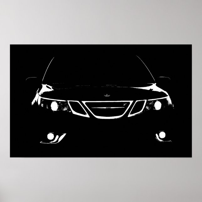 Saab 9-3 Aero Poster (Front)