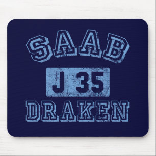 Saab Draken - BLUE Mouse Pad