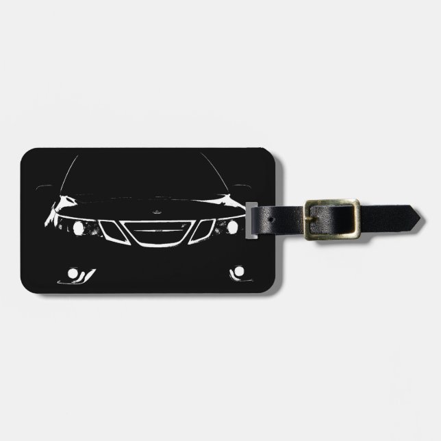 Saab Luggage Tag (Front Horizontal)