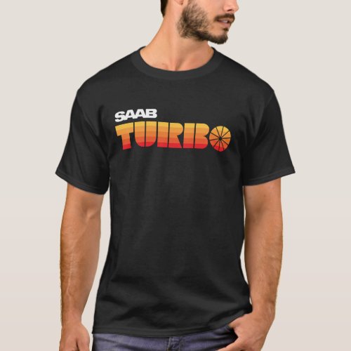 SAAB Turbo retro look badge T_Shirt