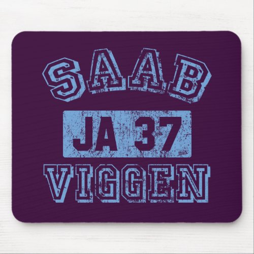 Saab Viggen _ BLUE Mouse Pad